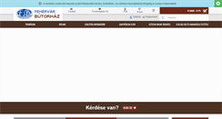 Desktop Screenshot of fehervarbutorhaz.hu